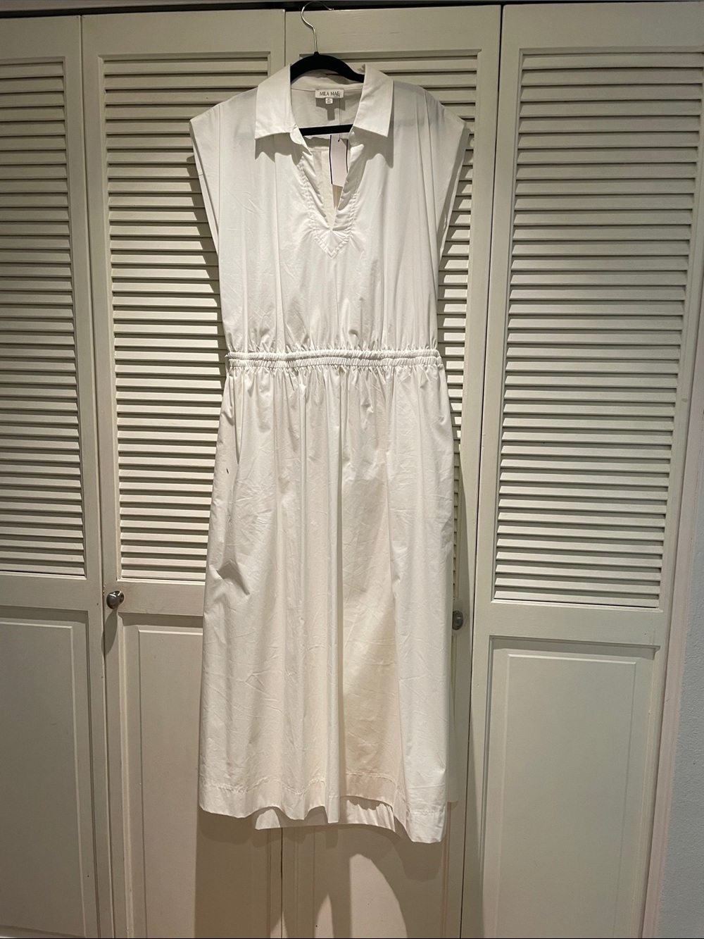Peekaboo back adjustable waist, ivorycotton, maxi size XL from Nordstrom